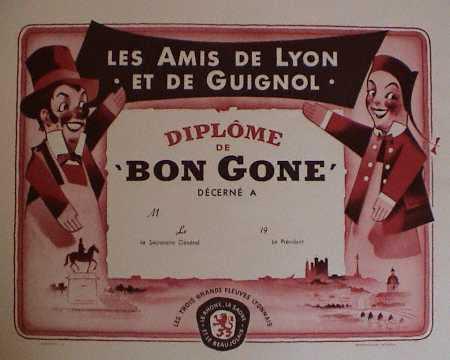 Diplome de bon gone